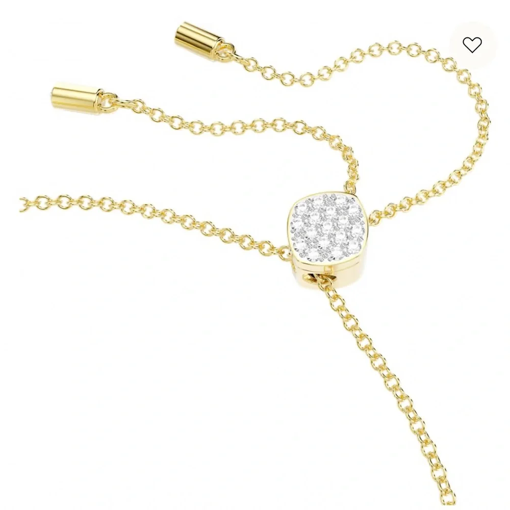 Swarovski Idyllia‎ Lilia bracelet Butterfly, White, Gold-tone plated NWT